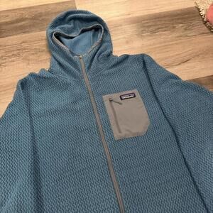 Patagonia fleece R1 air mid layer full zip hoodie from FA22